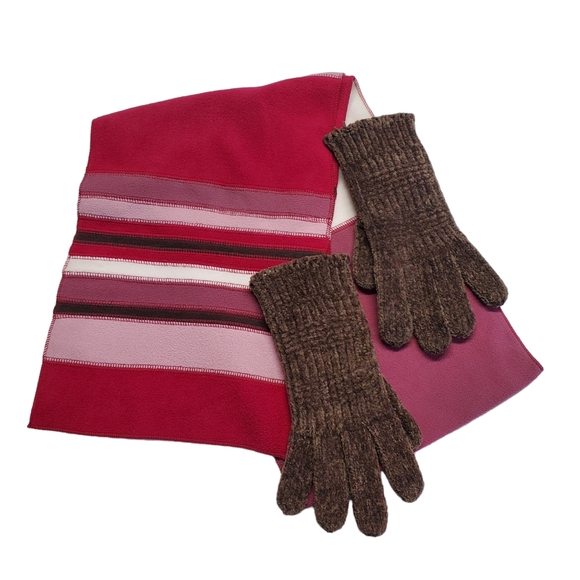 Women's Bundle ST JOHN"S BAY Scarf & Gloves Fall/Winter One Size - Picture 9 of 13